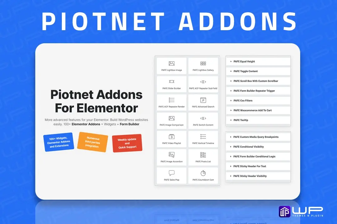 Piotnet Addons for Elementor